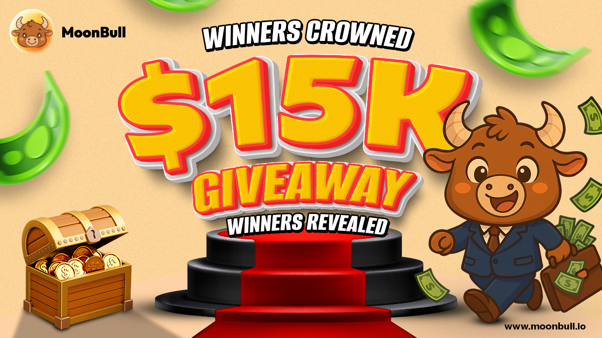 MoonBull Announces $15,000 Giveaway Winners; Tokens Wipe Out Fast